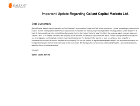 GCMFX.com (Gallant Capital Markets) отзывы