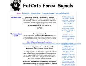 Ovenstone.net (Fatcats Forex Signals, Wayne Ovenstone) отзывы